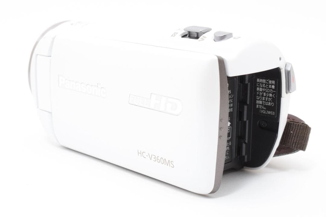【美品】Panasonic ビデオカメラ HC-V360MS ホワイト