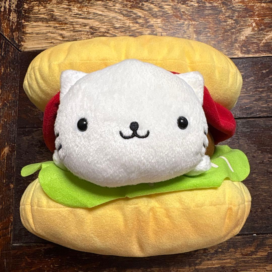 ラスト！にゃんにゃんにゃんこ にゃんこバーガー ぬいぐるみBIG