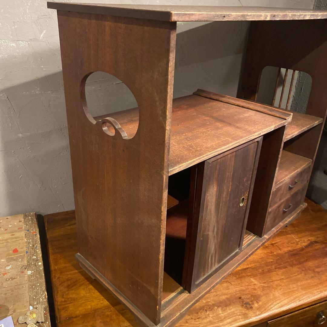 大正 昭和初期 時代物 飾り棚 茶箪笥 古家具 骨董品 古民家 インテリア