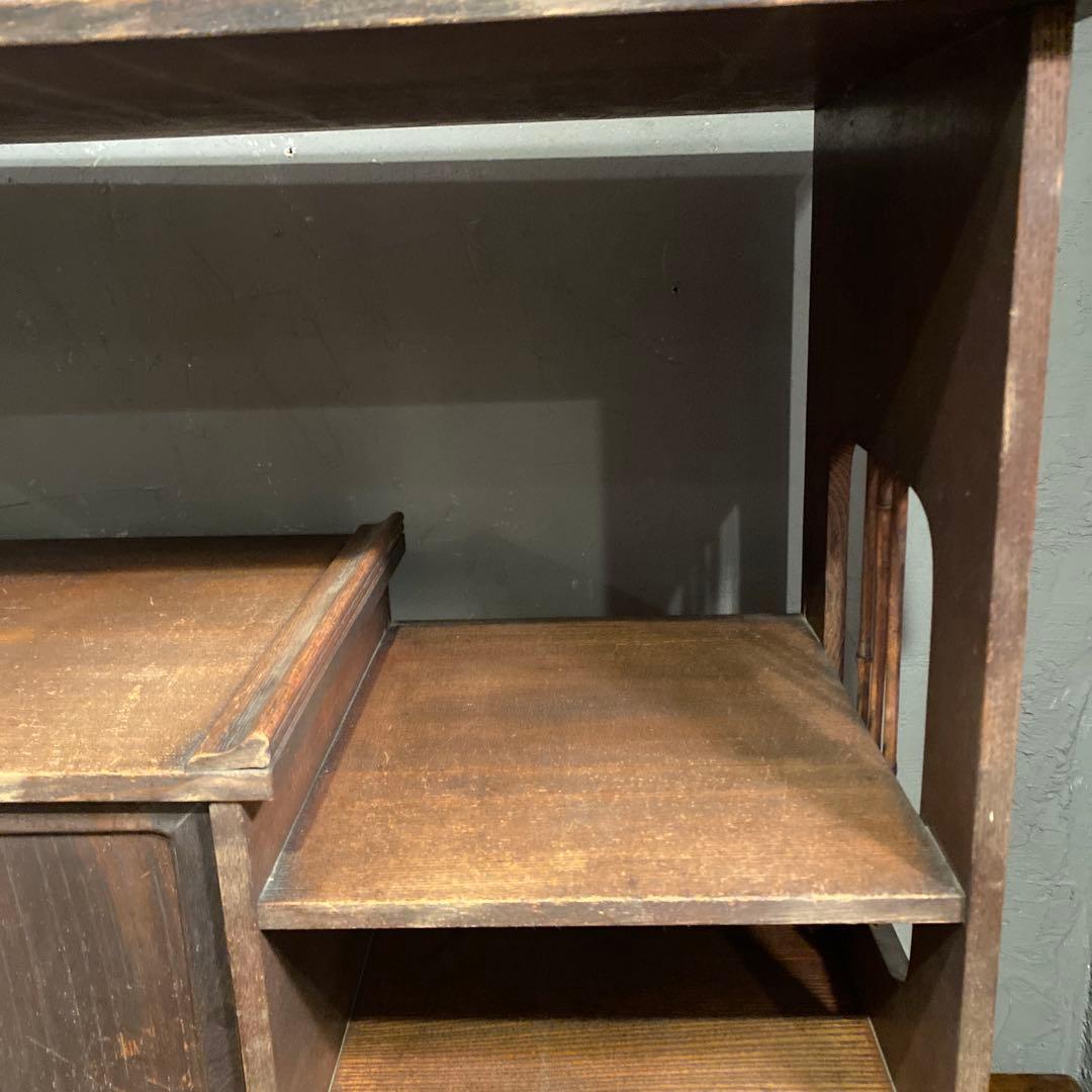 大正 昭和初期 時代物 飾り棚 茶箪笥 古家具 骨董品 古民家 インテリア