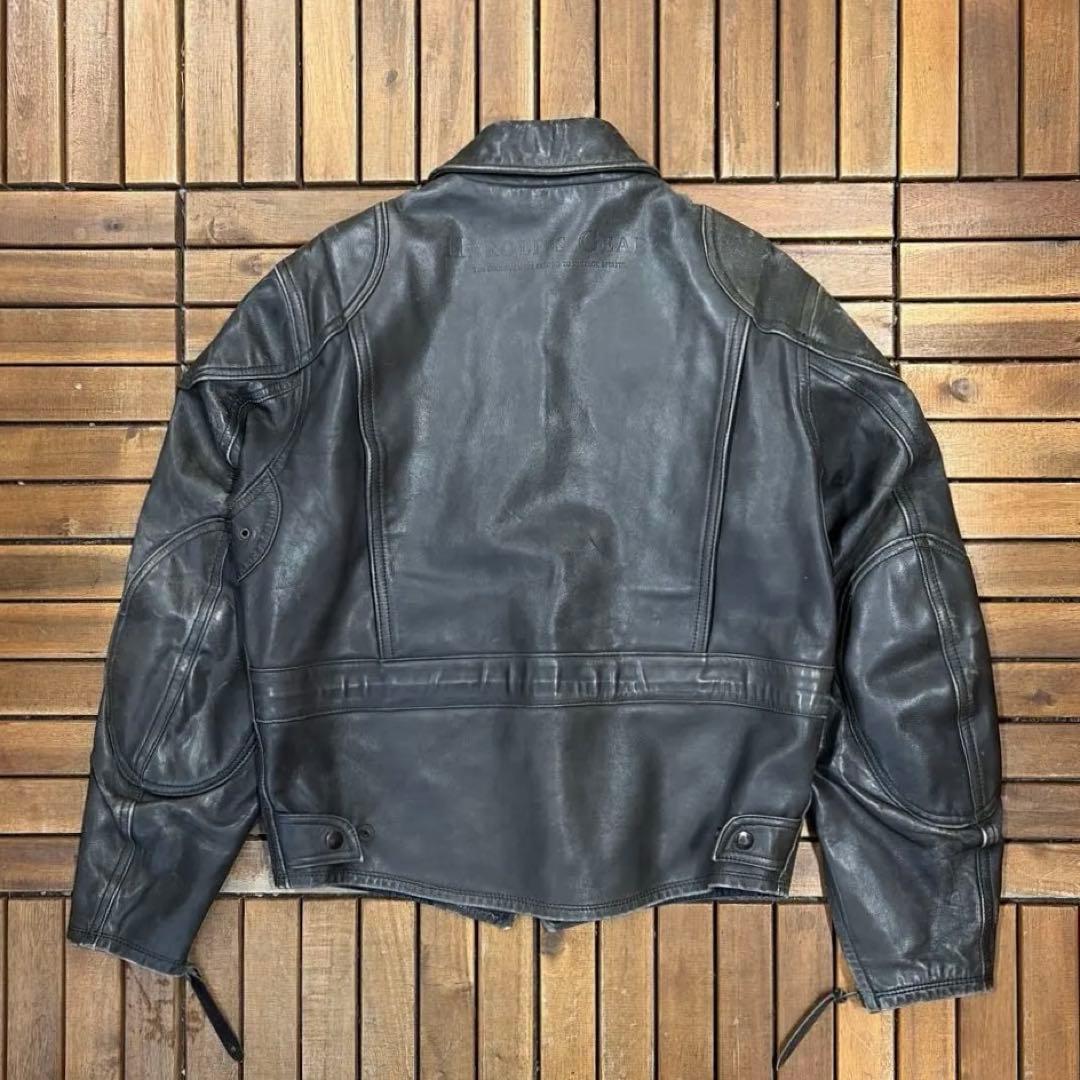 HAROLD'S GEAR レザー シングルライダース ジャケット 本革 牛皮