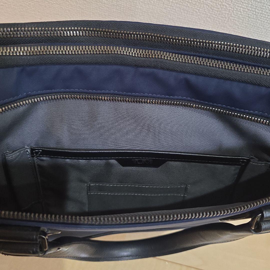 トゥミ ブリーフケース ハリソン シカモア スリム ネイビー TUMI 美品