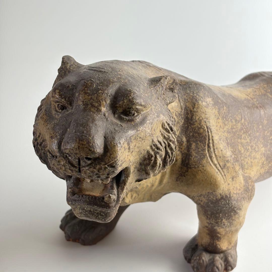 虎 置物 陶器 干支 飾り物 オブジェ