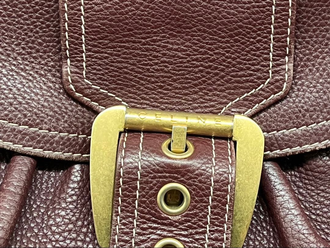★CELINE セリーヌ レザーハンドバッグ