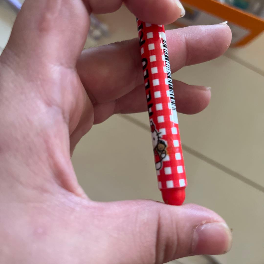 HELLO KITTY 赤 シャープペンシル 本体 1989年物