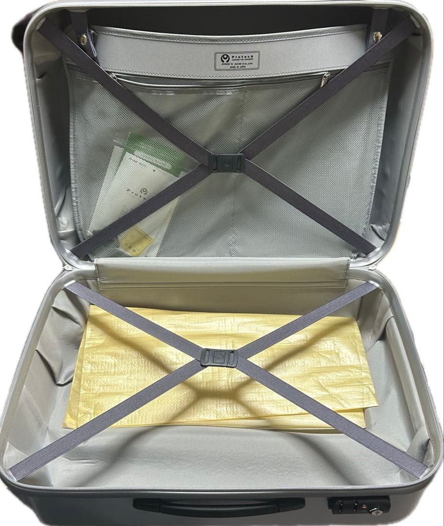 【未使用】ProtecAシルバー キャリーケース 64L