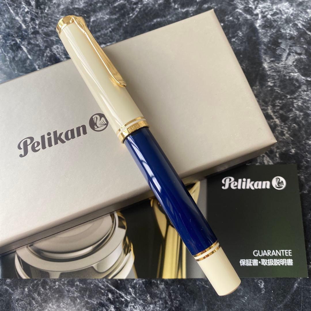 ペリカン M800 クリームブルー M 万年筆