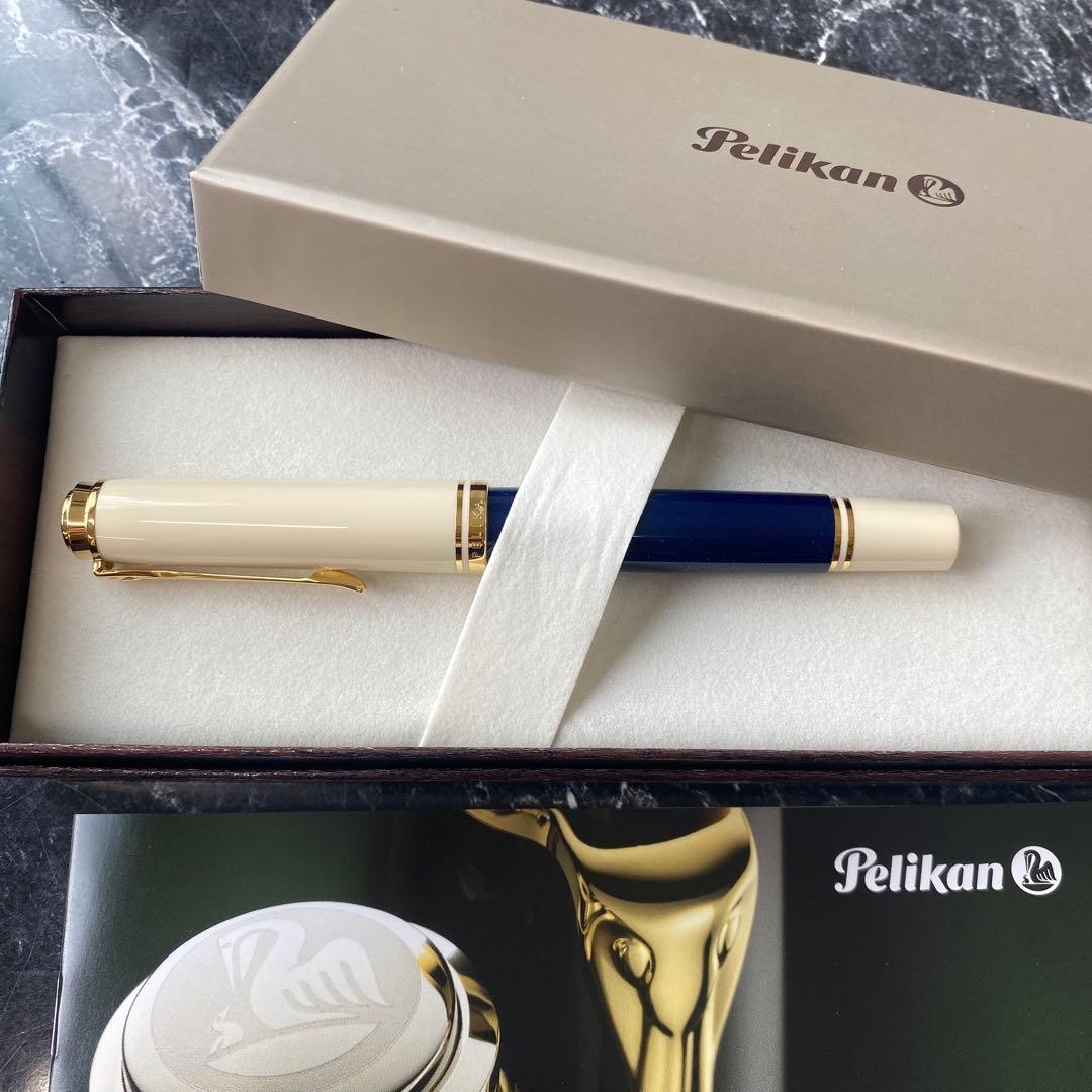 ペリカン M800 クリームブルー M 万年筆