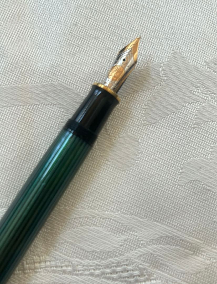 希少なWの刻印 Pelikan スーべレーン　M800グリーン 万年筆