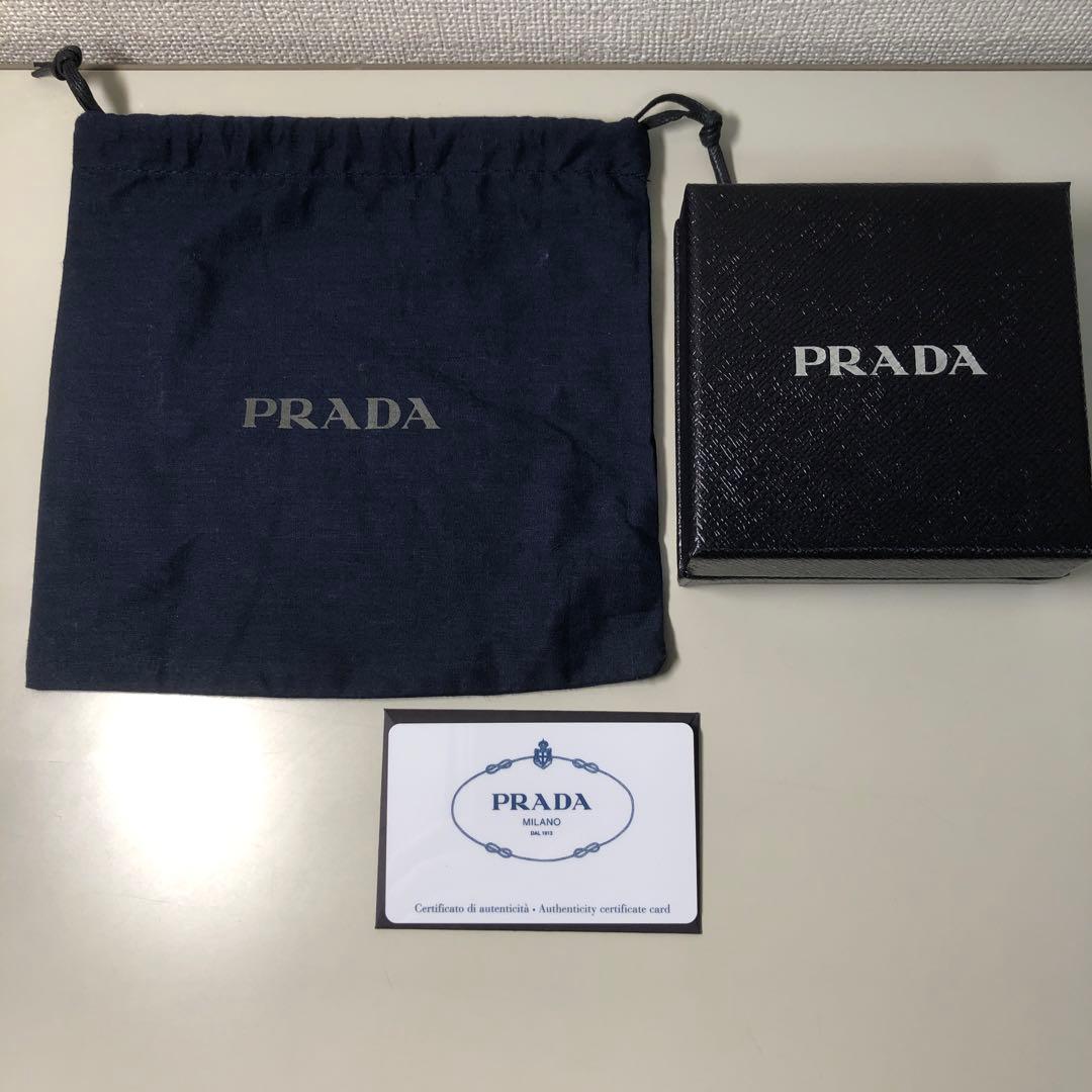 【最終値下】プラダ ナイロン ブラック AirPods キャリーストラップ