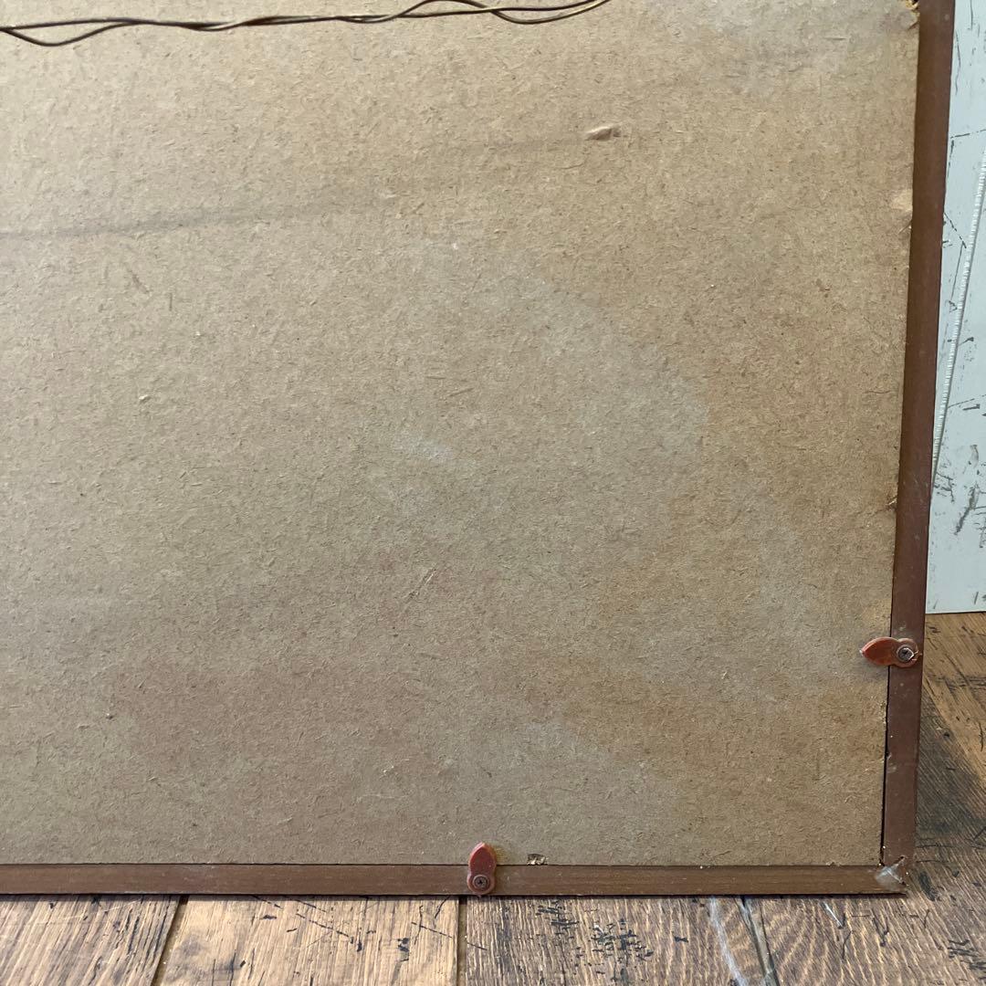 昭和レトロ 赤富士 富士山 夕焼け 景色 風景 古民家 古民具 日本画 絵画