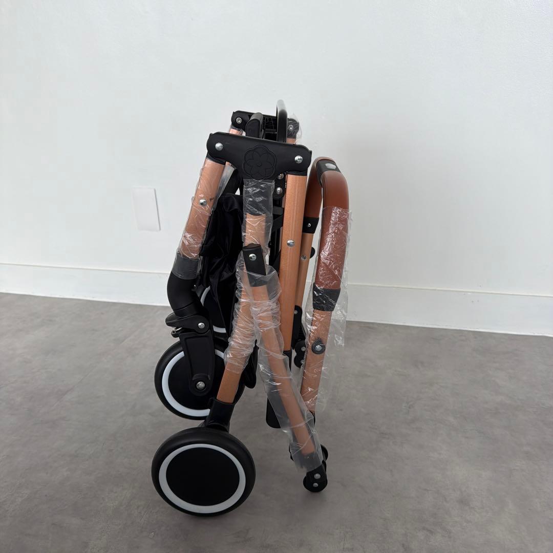 開封済み　未使用　ペットカート ブラック