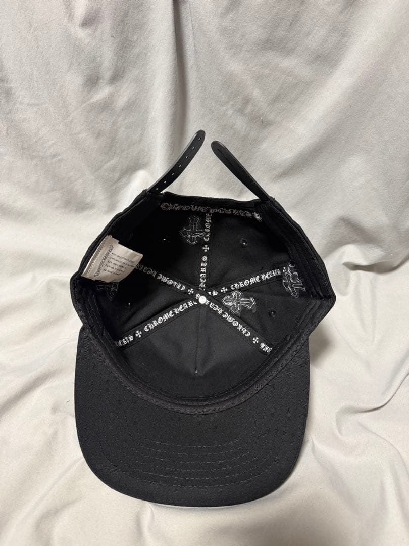 Chrome hearts クロス刺繍 ブラックベースボールキャップ
