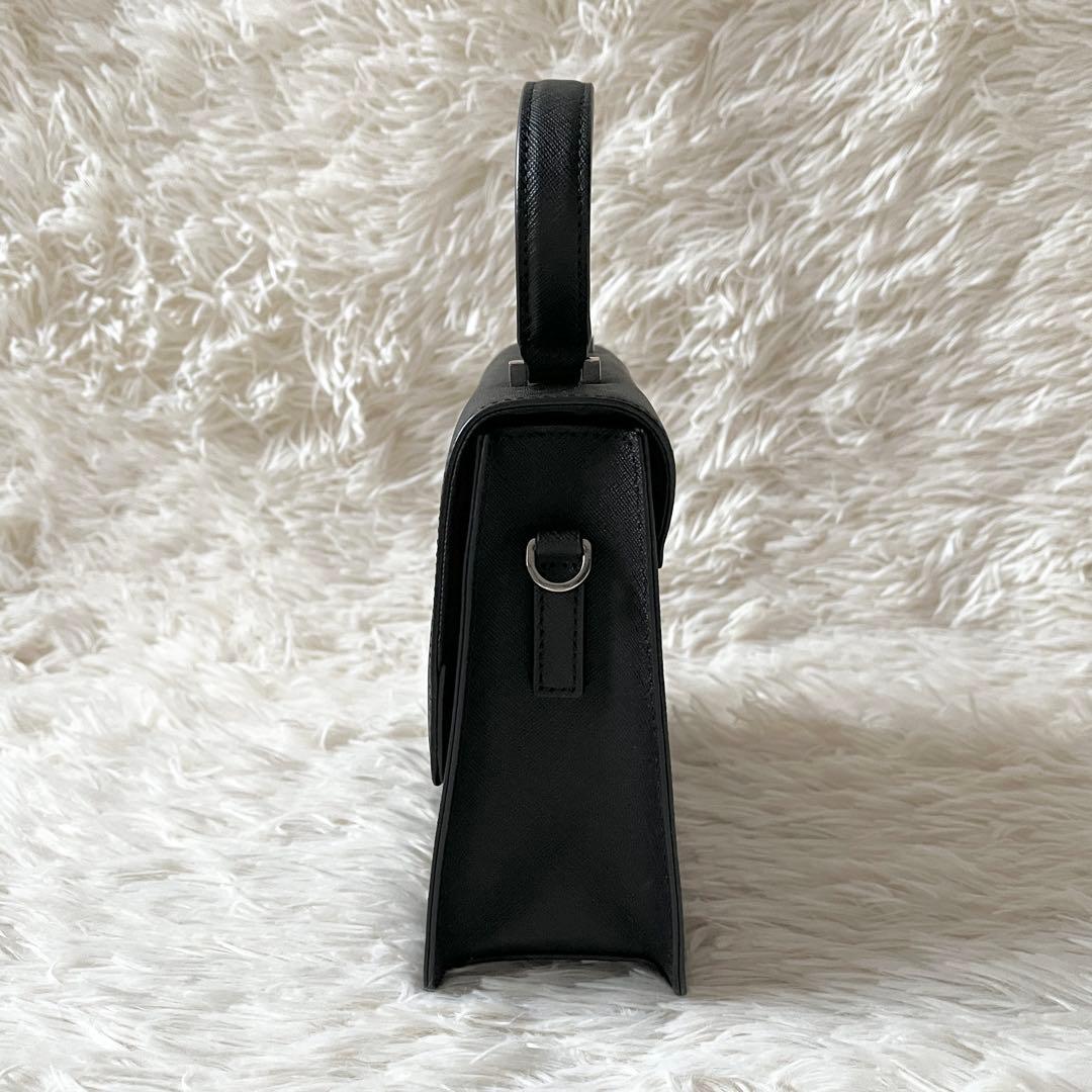 未使用級✨アニエスベー 2Wayハンドバッグ サフィアーノレザー