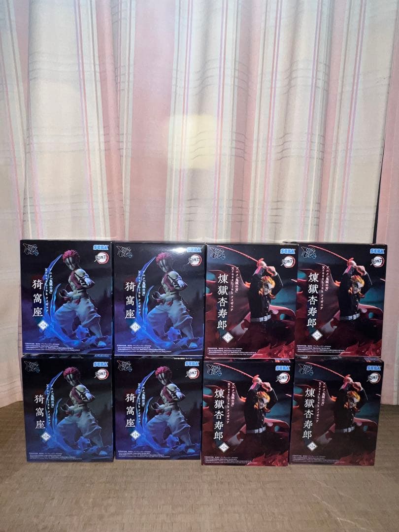 鬼滅の刃　煉獄杏寿郎　猗窩座　XrossLink フィギュア