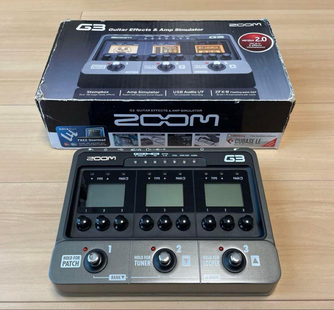 ZOOM G3 ver.2.0 マルチエフェクター