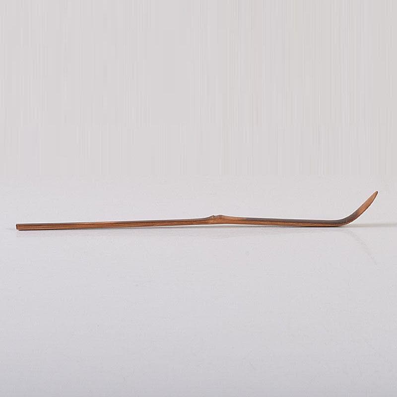 茶道具　指物師　稲垣信斎作　茶杓　銘「清友」　共箱　V　8640