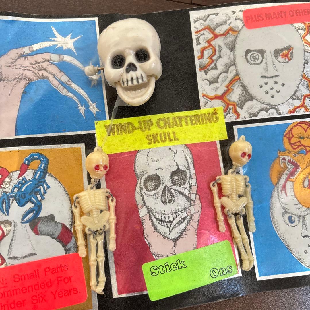 80’s ビンテージ　スカル　おもちゃ　アメリカ