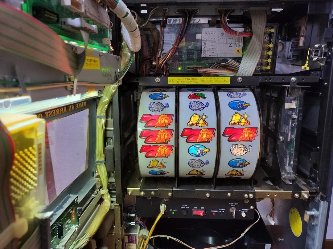 【パチスロ実機】高砂★ロッキー【不要機付】４号機・レア・希少台・人気台