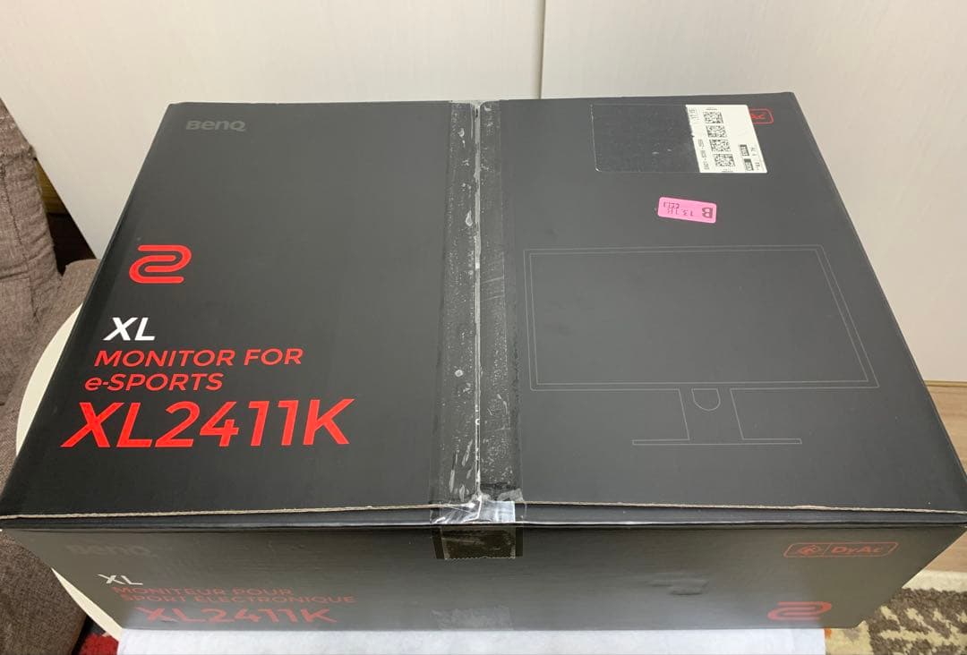 BenQ モニター【XL2411K】24インチ/144Hz、モニターアーム