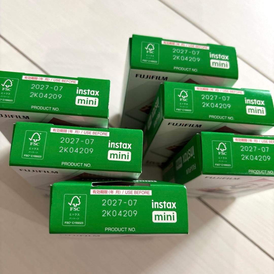 instax mini フィルム　１０枚×6箱