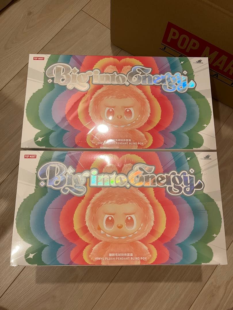 ラブブ　LABUBU Big into Energy ぬいぐるみ 2箱セット