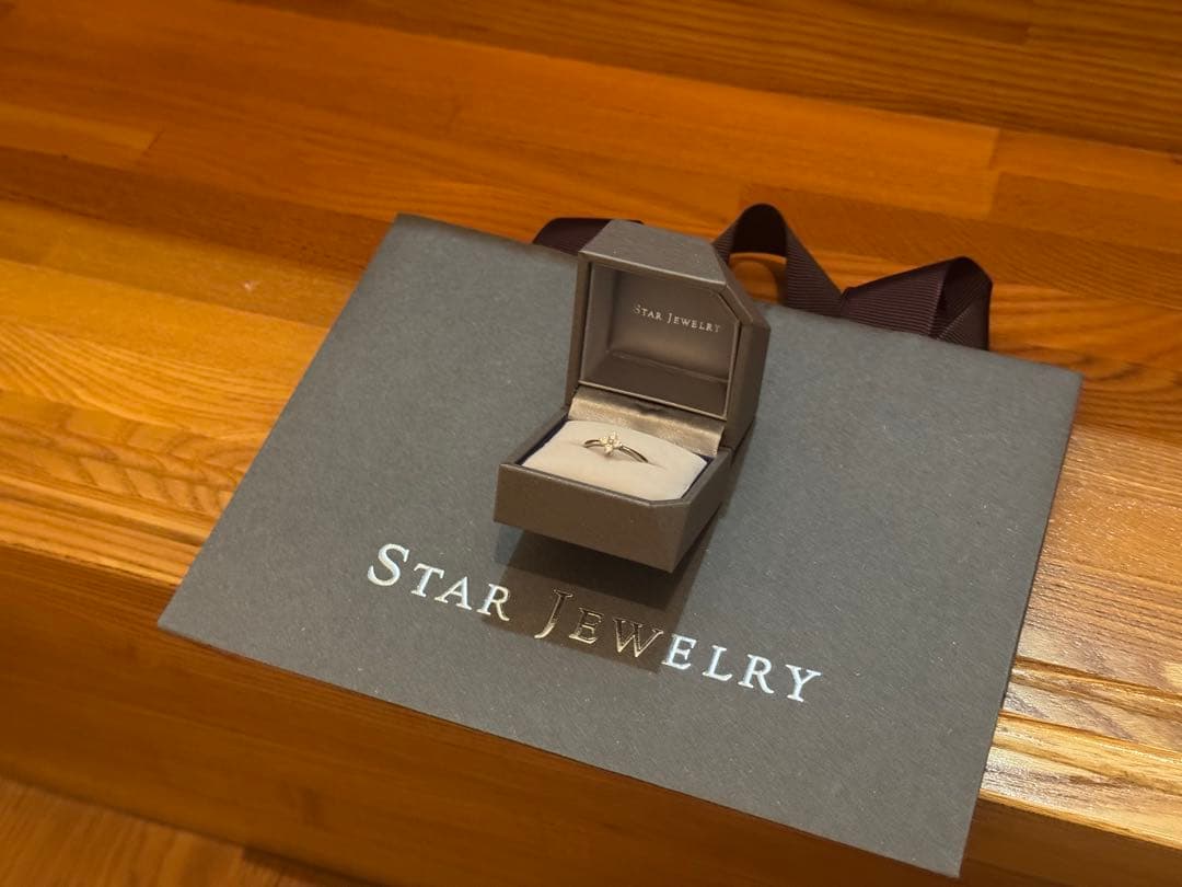 スタージュエリー0.13ctプラチナリング（7号）