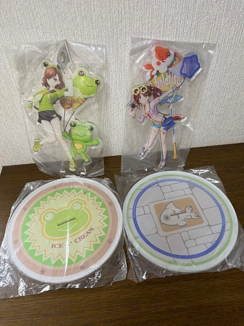 とある科学の超電磁砲　ギアストコラボ　御坂美琴、白井黒子　アクリルスタンド