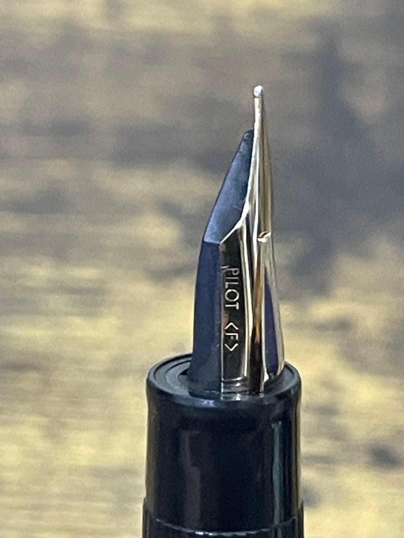 初代　ジャスタス　14金　ゴールド　万年筆　細字　パイロット　嵌合式