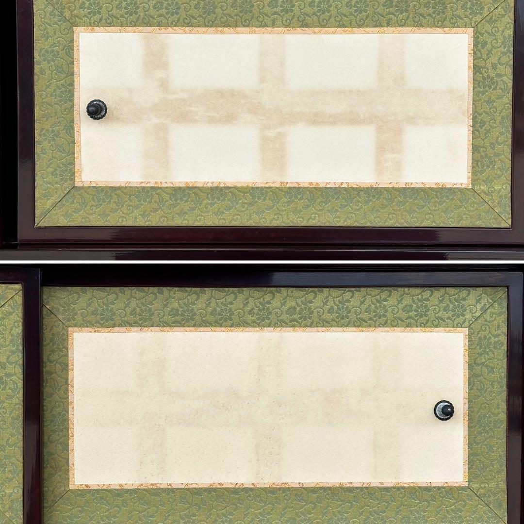 a454 送料無料 組立式 木製 紹鴎棚 塗師 八木祥雅作 漆器 共箱