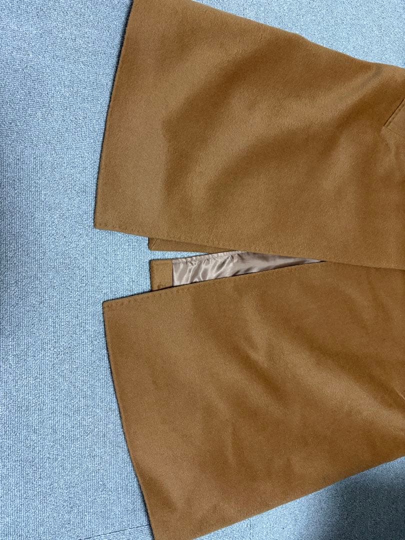 【美品】23区 ロングコート カシミヤ混 46