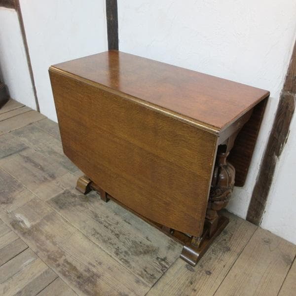 イギリス アンティーク 家具 ゲートレッグテーブル バタフライ 英国 6115e
