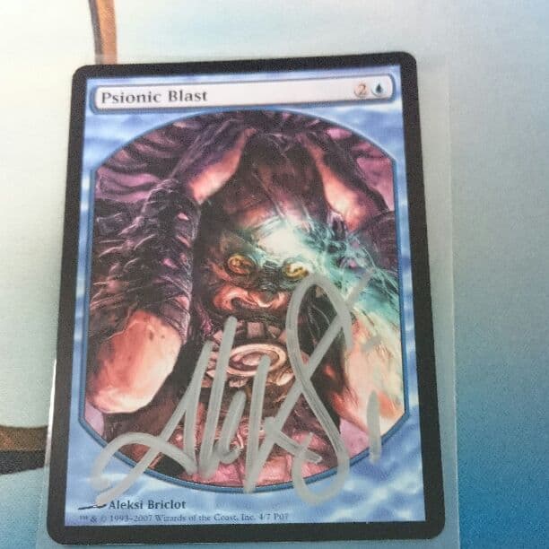 mtg サインド 心霊破/Psionic Blast プロモ フルアート