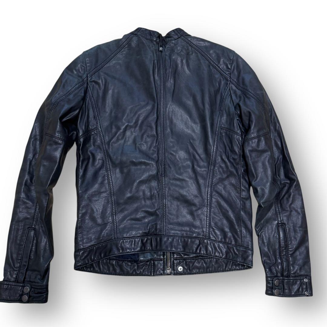 DIESEL ディーゼル　ラムスキン　レザージャケット　ライダース　メンズS〜M