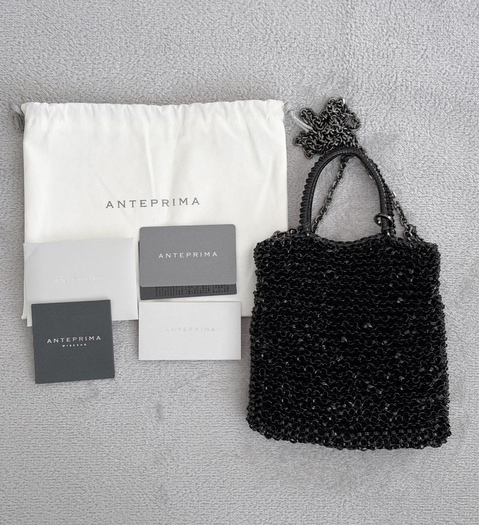 アンテプリマ♡スタンダード　ミニアトゥーラ　ブラック　ショルダーバッグ