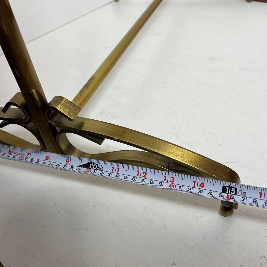 ① アンティーク　ゴールド　ハンガーラック デコラタイプ　幅90cm