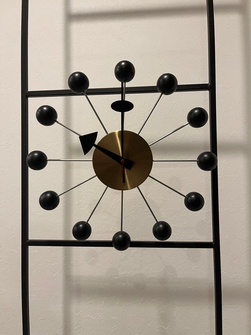 専用ジョージネルソン　ボールクロック　黒　真鍮