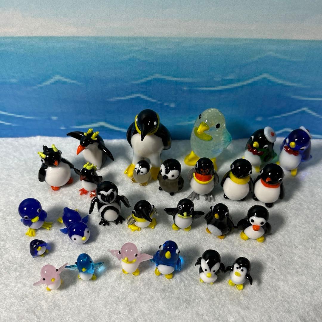 ペンギン　ガラス細工