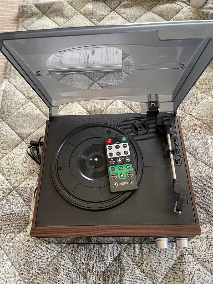 【レコード・カセット再生可】Audio pro ダブルCD多機能プレーヤー