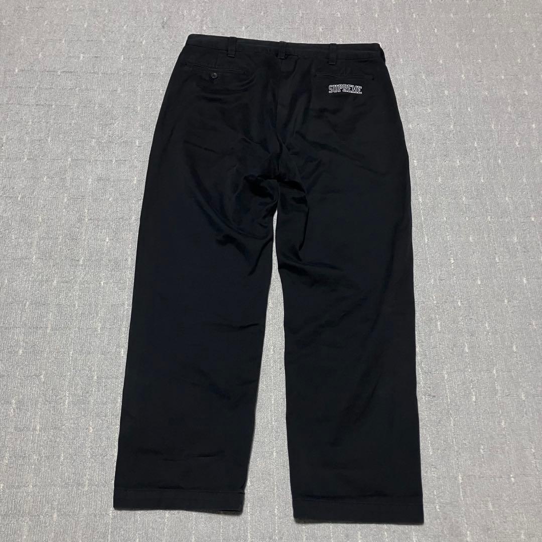 シュプリーム［Chino Pant］チノパン　ブラック　24SS　カーゴ　34