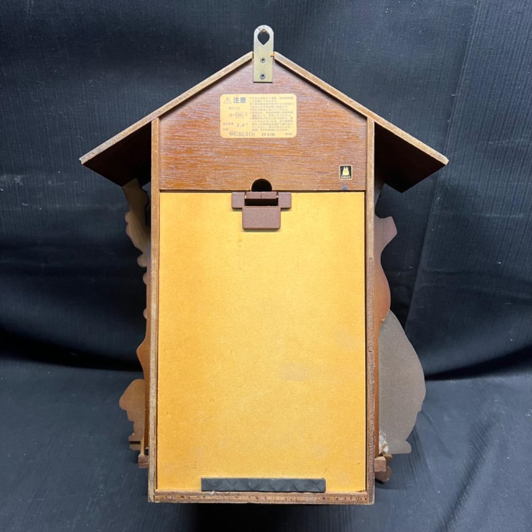 〇Ed左横1018 となりのトトロ 掛け時計 木製 インテリア