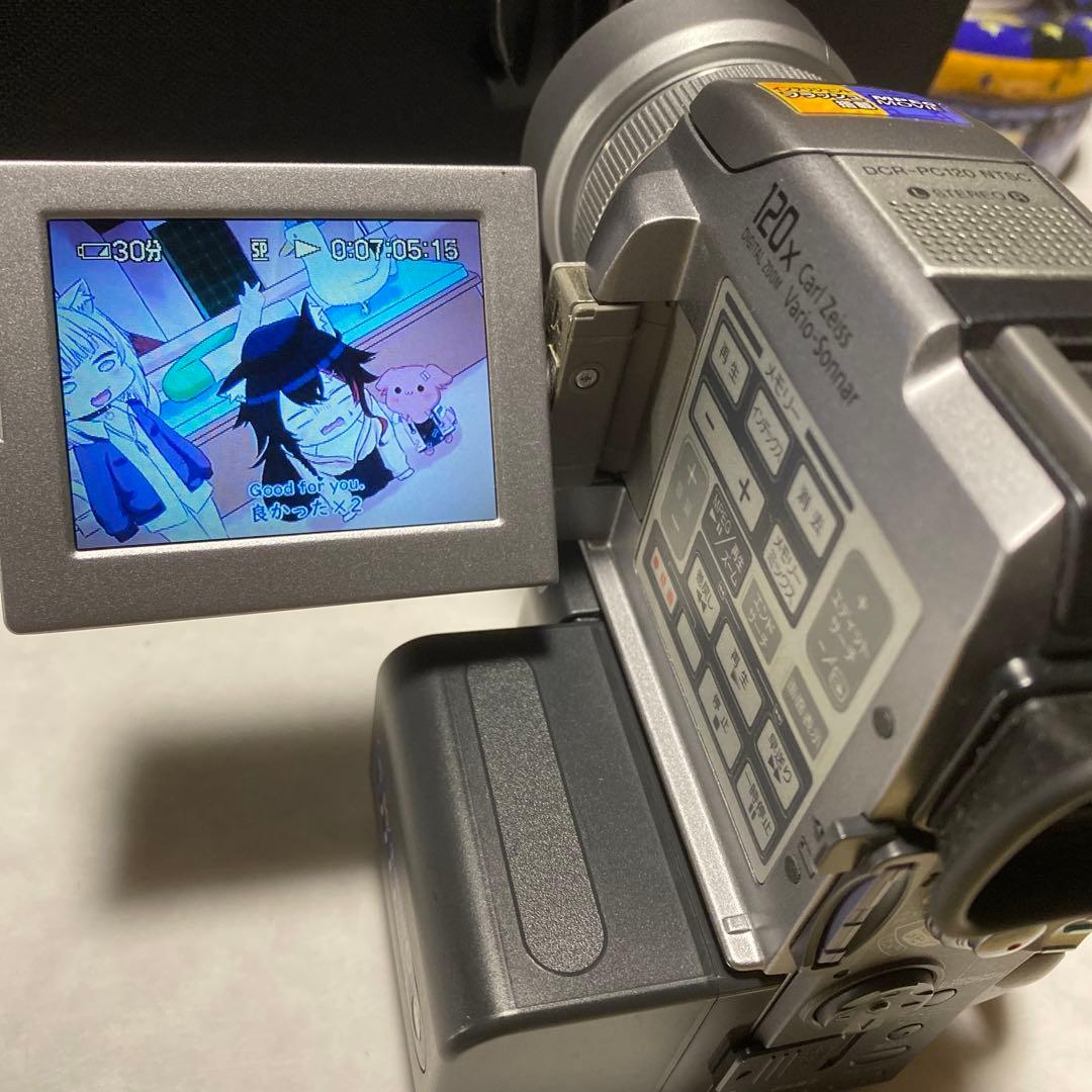 美品　SONY miniDV HANDYCAM DCR-PC120 付属品多数