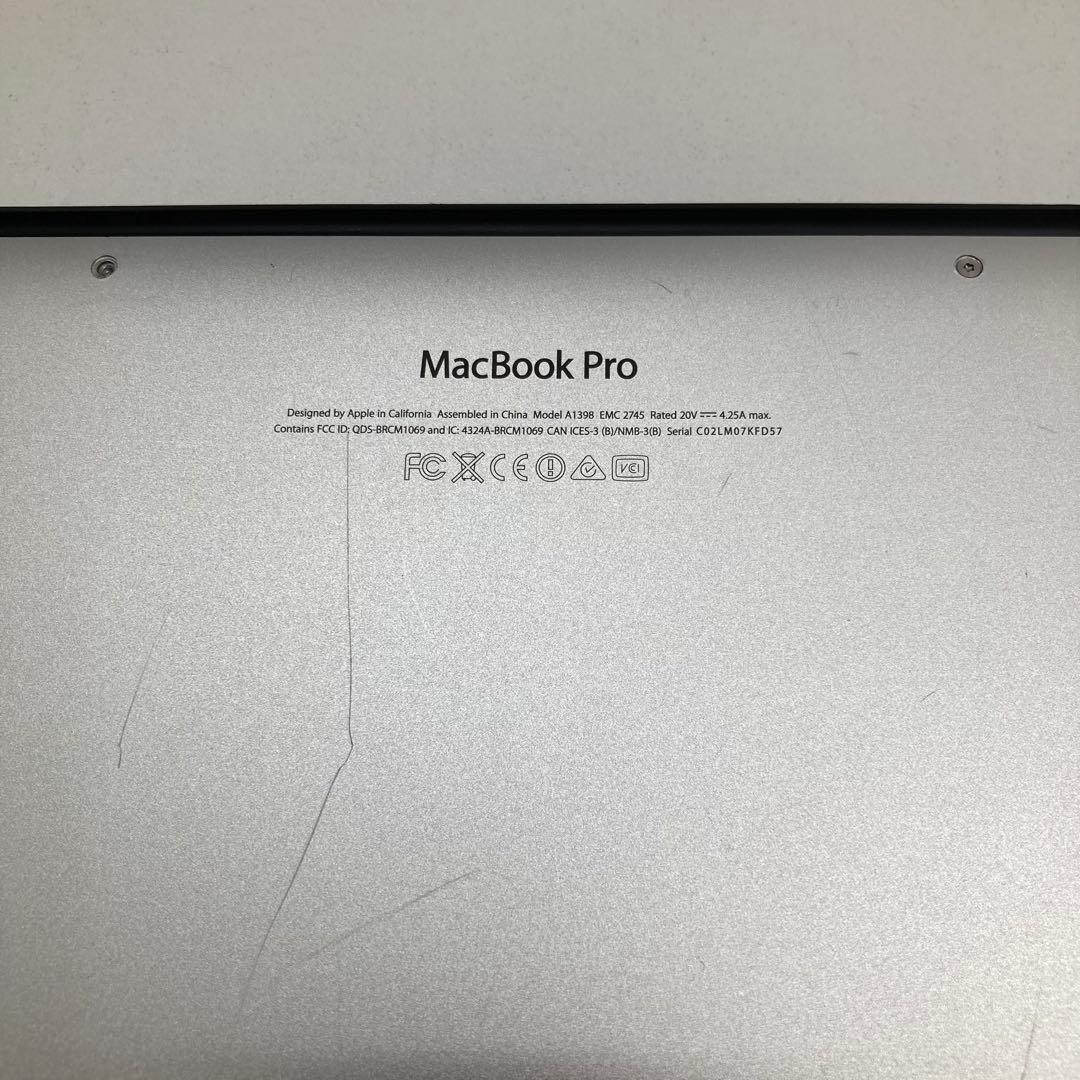 MacBook Pro 2013 8GB 動作未確認