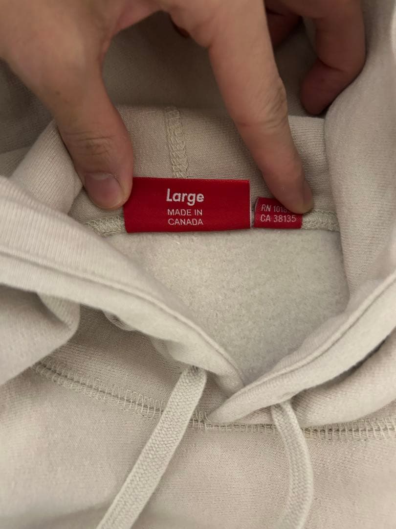 トップス Supreme Box Logo Hooded Sweatshirt Stone