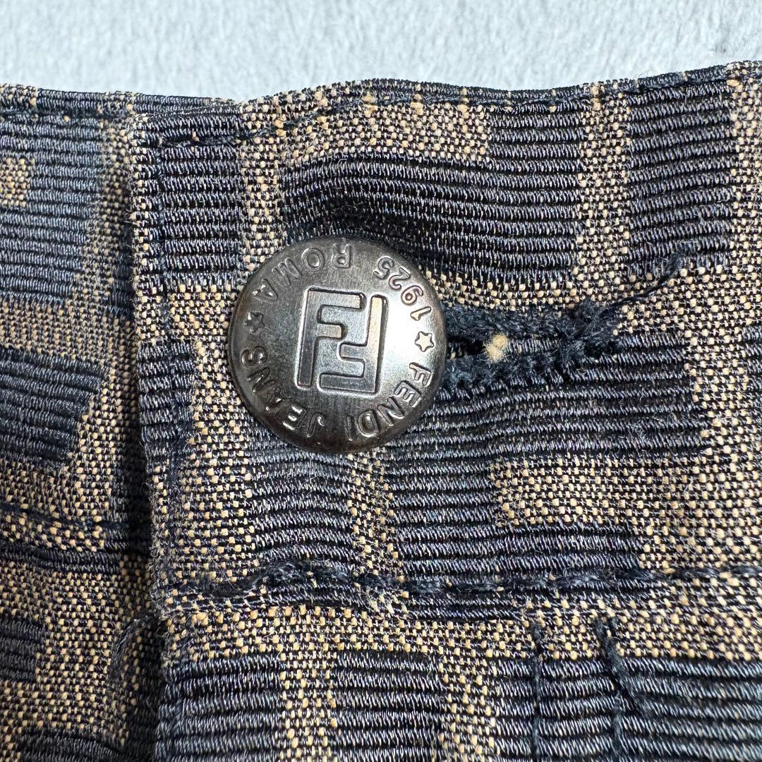 FENDI ズッカ柄　ジャガード　タイトスカート　イタリア製