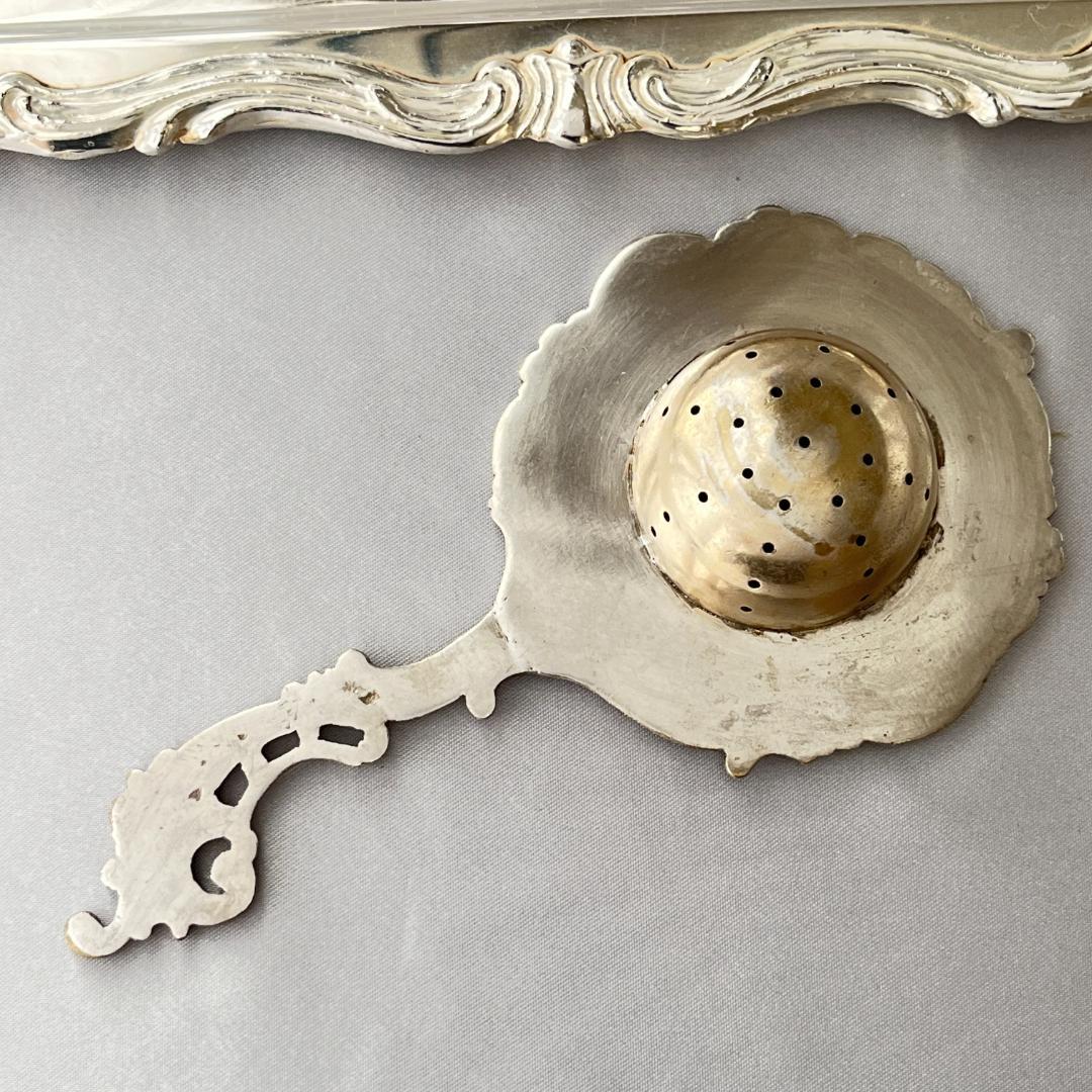 【ドイツ】天使のティーストレナー【シルバープレート】15cm