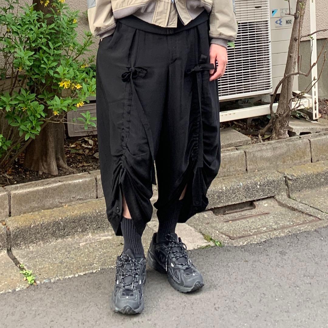 yohji yamamoto regulation ギャザーパンツ