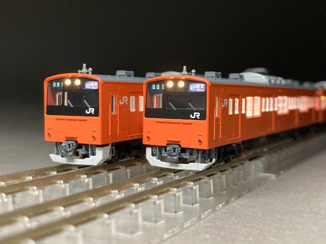 室内灯付 201系 オレンジ 中央線快速 分割編成 基本増結セット TOMIX