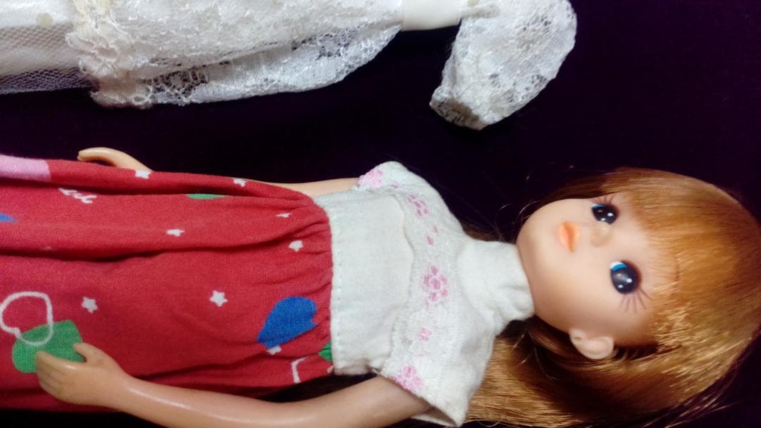 昭和レトロリカちゃん人形２代目３代目シリーズ当時物ウェディングドレスおまけ付き