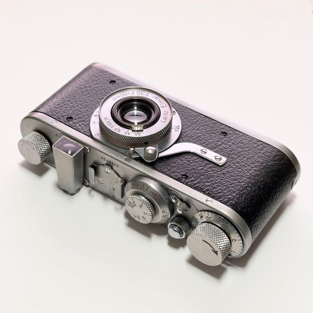【希少】ライカ A型 シルバークローム《エルマー50m/F3.5付き》Leica